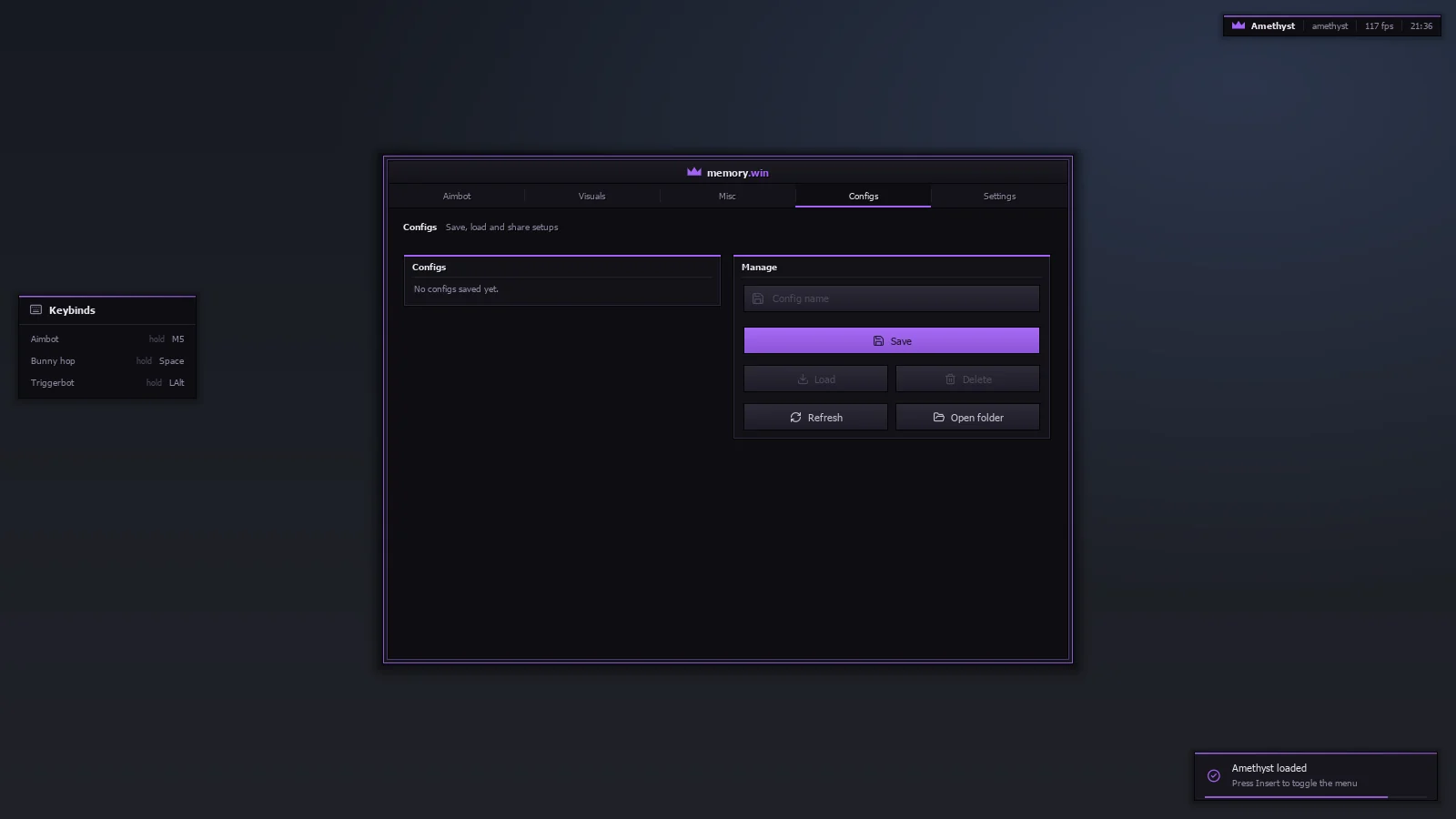 Amethyst configs